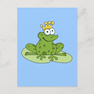 Frog Prince Postcard Vykort