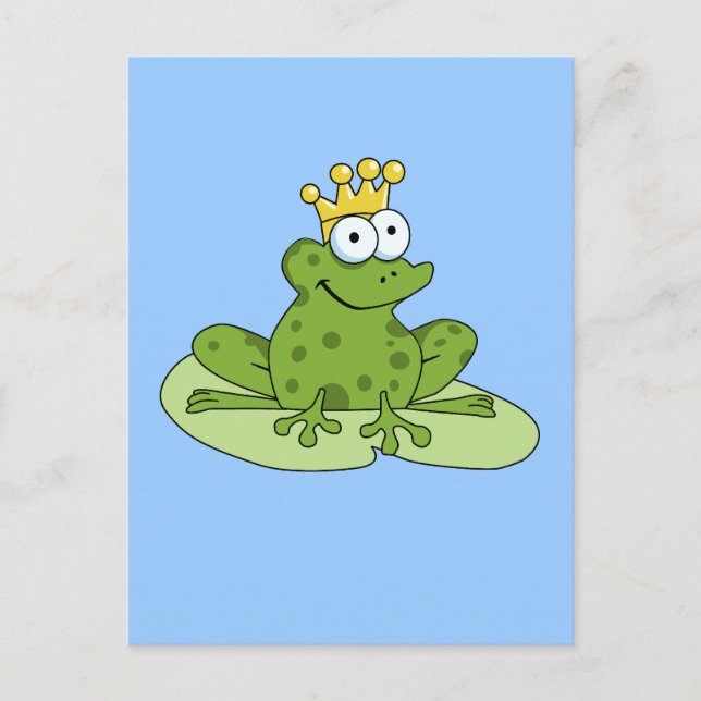 Frog Prince Postcard Vykort (Framsida)