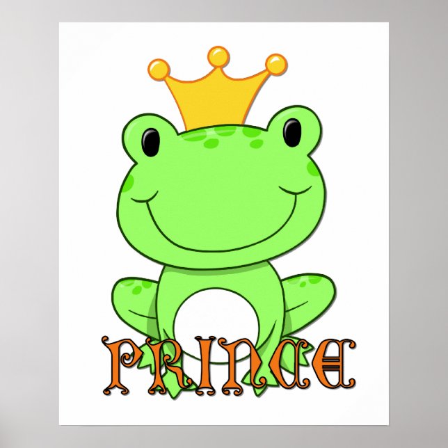 Frog Prince Print Poster (Framsidan)