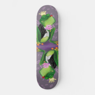 Frog Prince Roligt Skateboard Kiss