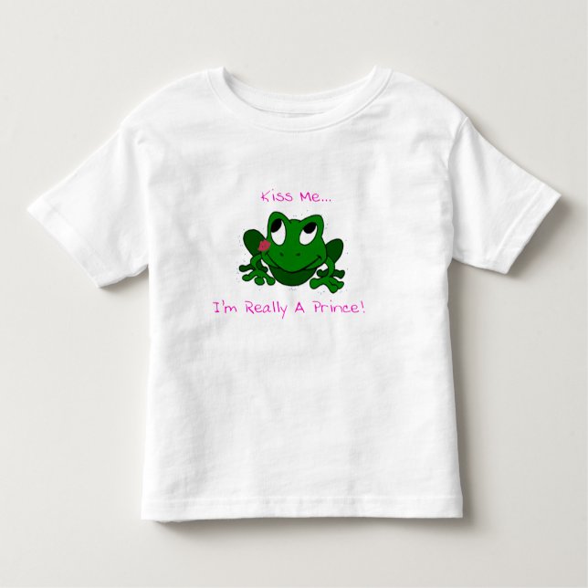 Frog Prince Todder T-Shirt (Framsida)