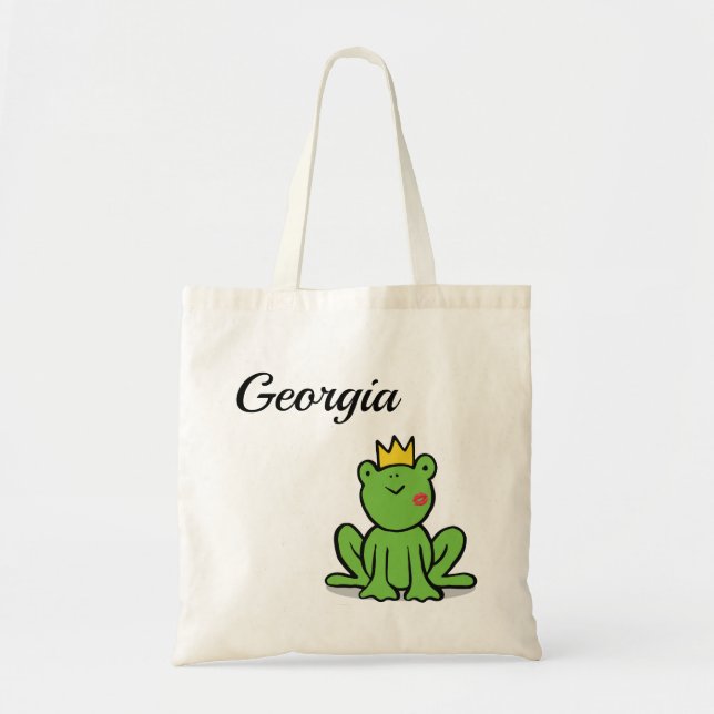 Frog Prince Tote Tygkasse (Framsidan)