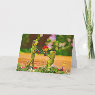 Frog Prince Valentine Day Card Helgkort