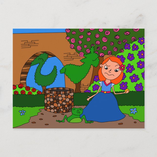 Frog Prince Vykort (Framsida)