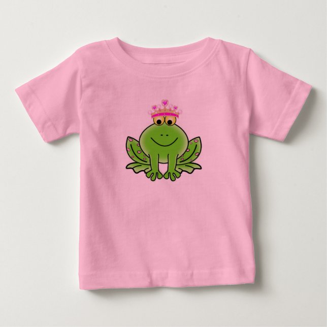 Frog Princess Baby Fin Jersey T-Shirt (Framsida)
