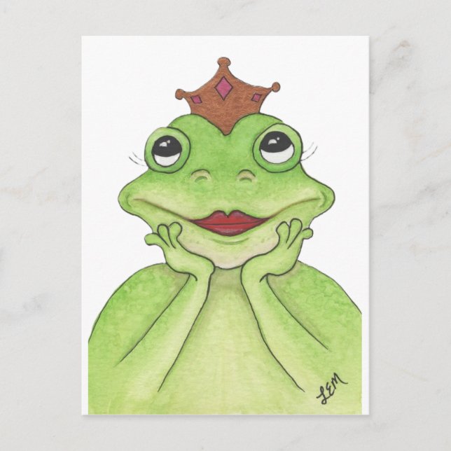 Frog Princess Vykort (Framsida)