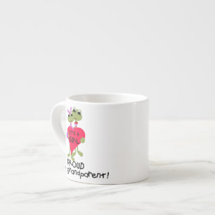 Frog Proud Grandparent of Girl Gifts Espressomugg