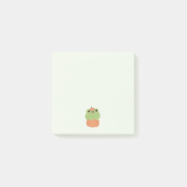 Frog Pumpkin Post-it Block (Framsida)