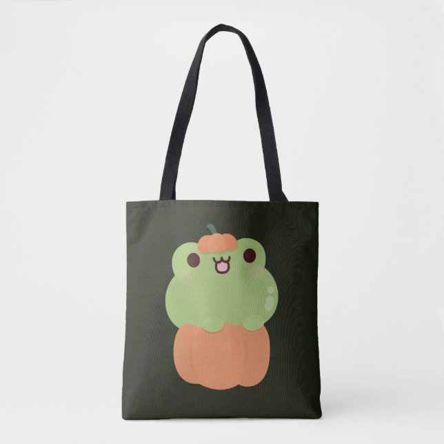 Frog Pumpkin Tygkasse (Framsida)