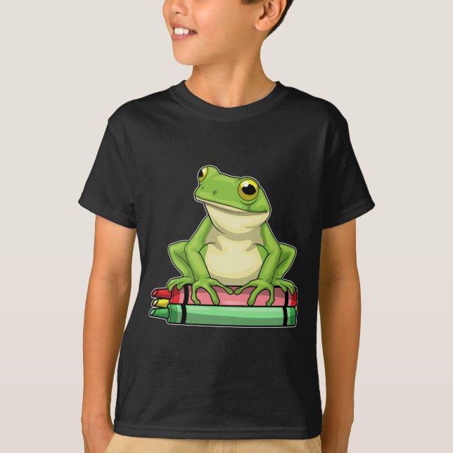 Frog Pupil Kritor School T Shirt (Framsida)