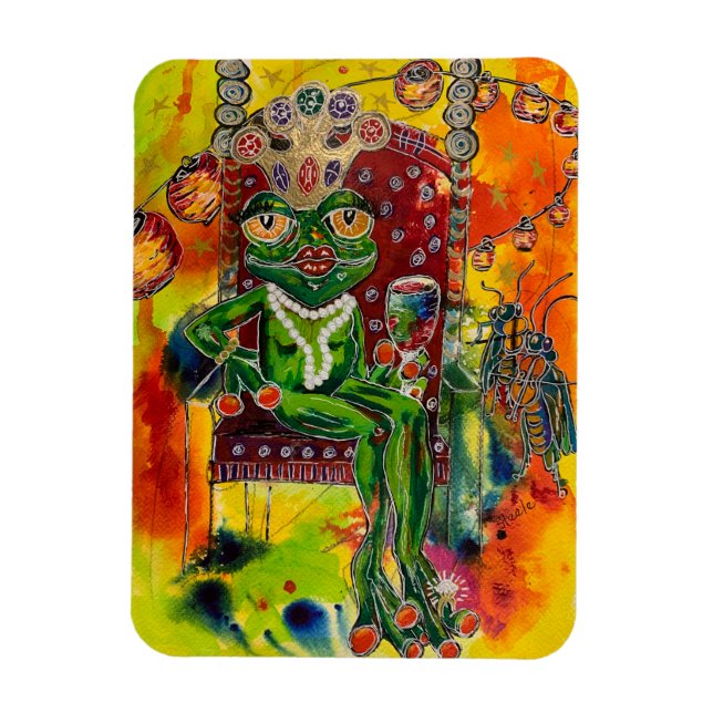 Frog Queen Magnet (Vertikal)