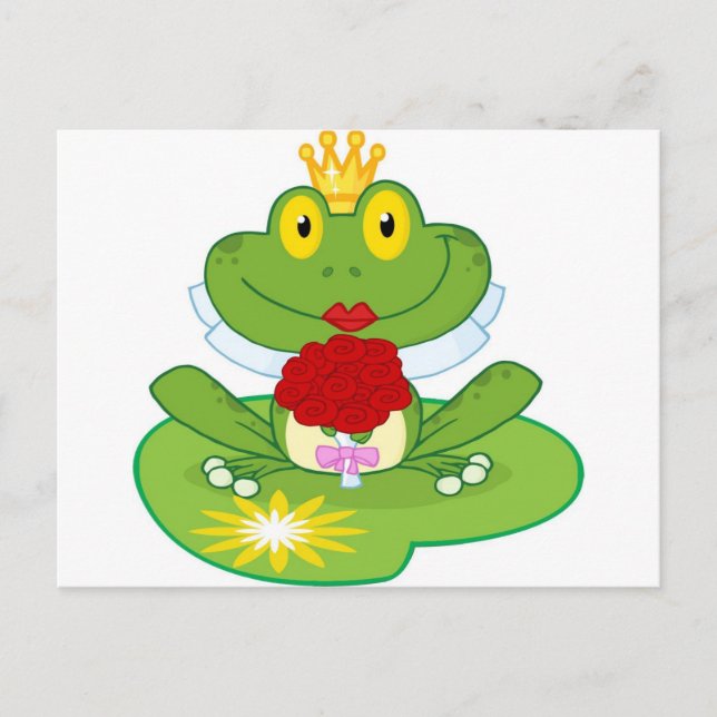 Frog Queen Vykort (Framsida)