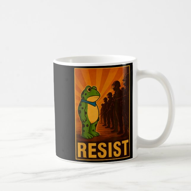 Frog Resist Rtland Frog Protest - Rtland Frog Acti Kaffemugg (Höger)