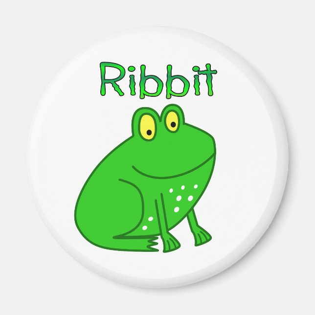 Frog Ribbit Magnet (Framsidan)