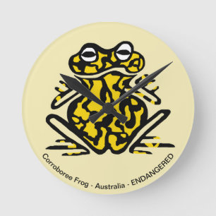 Frog - rund klocka