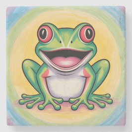 Frog’s Gentle Smile Stenunderlägg