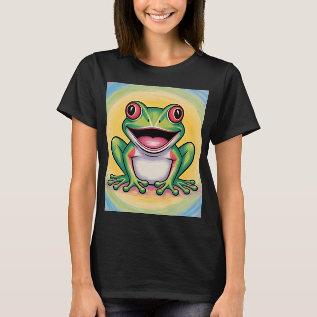 Frog’s Gentle Smile T Shirt (Framsida)