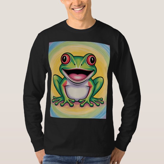 Frog’s Gentle Smile T Shirt (Framsida)