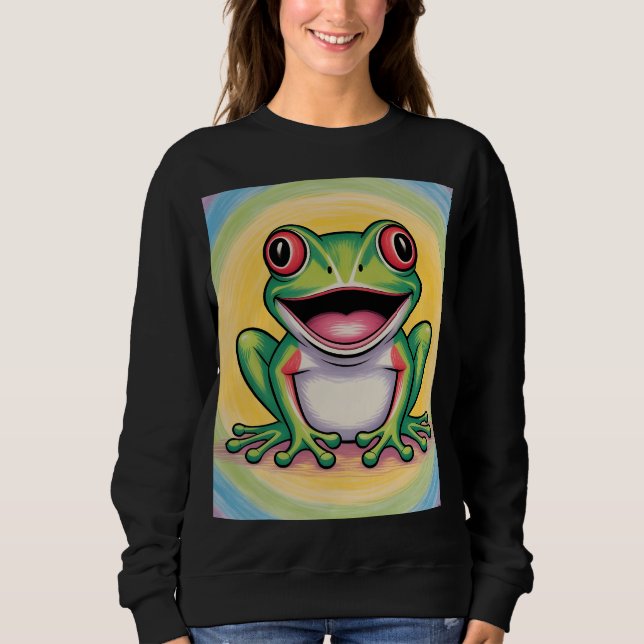 Frog’s Gentle Smile T Shirt (Framsida)