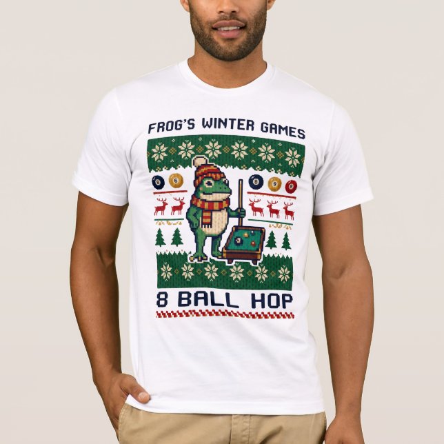 Frog’s Vinterlekar 8 Boll Hopp T Shirt (Framsida)