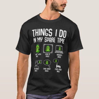 Frog Sak I gör jag i min fritid kvinnor barn flick T Shirt