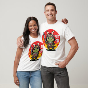 Frog Samurai Warrior Art T Shirt