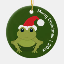 Frog Santa God jul