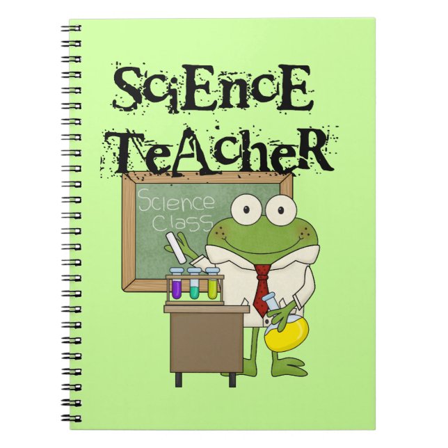 Frog Science Teacher Anteckningsbok (Framsidan)