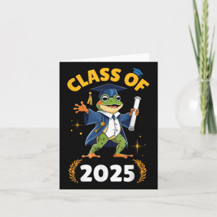 Frog Senior Cl från 2025 Student School College Un Kort