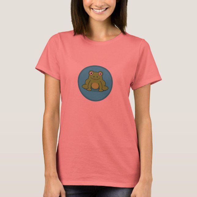 Frog Shirt Baby, vuxen och unge T Shirt (Framsida)