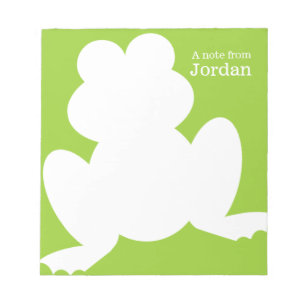 Frog Silhouette Anteckningsblock
