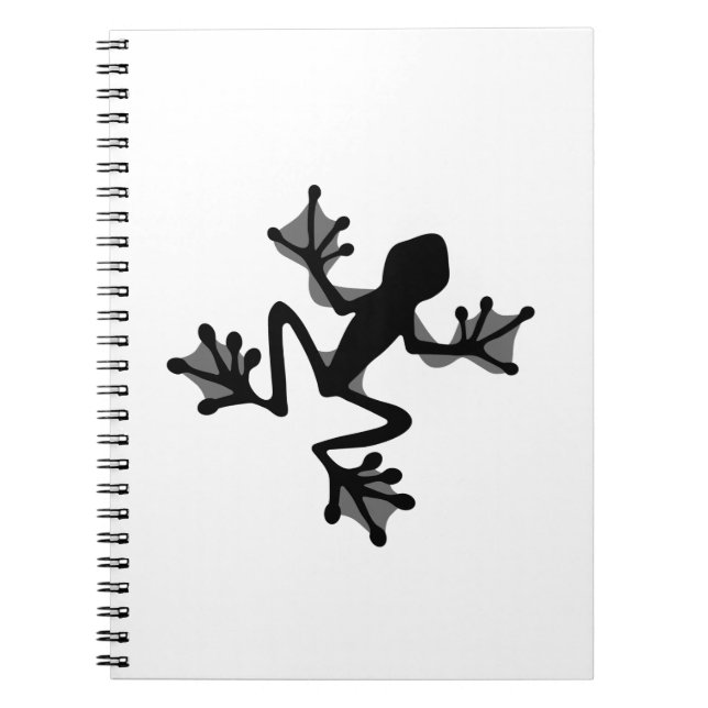 Frog Silhouette Anteckningsbok (Framsidan)