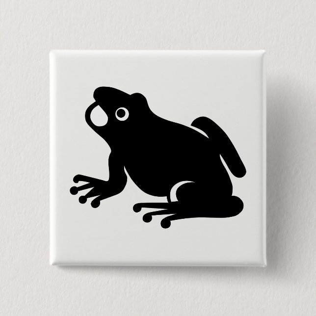 Frog Silhouette Knapp (Framsida)