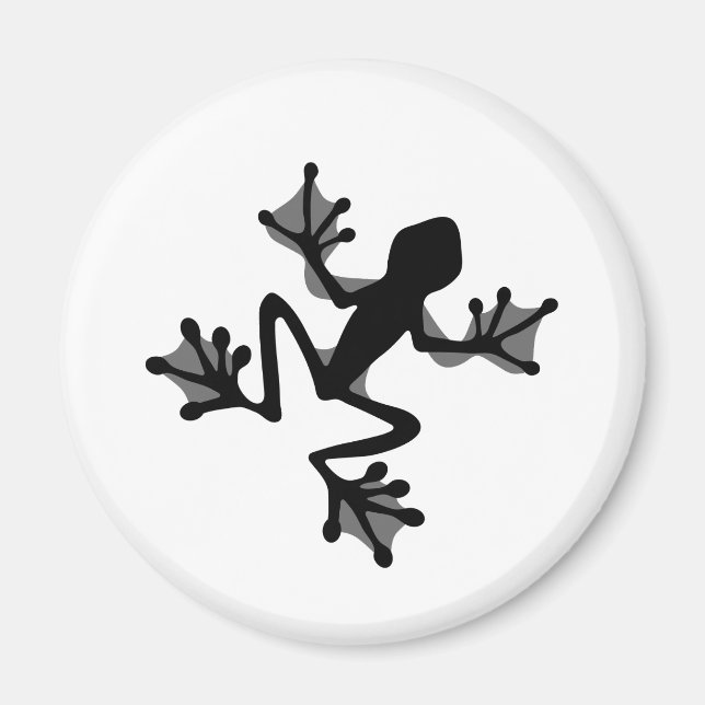 Frog Silhouette Magnet (Framsidan)