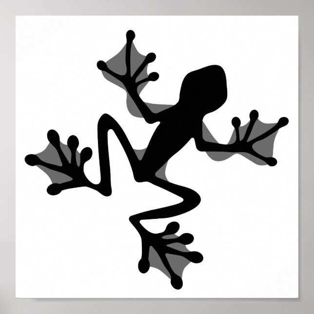 Frog Silhouette Poster (Framsidan)