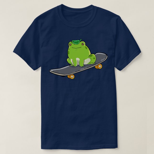 Frog Skateboard T Shirt (Design framsida)