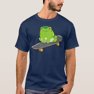 Frog Skateboard T Shirt