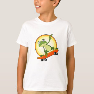 Frog Skater Skateboard T Shirt