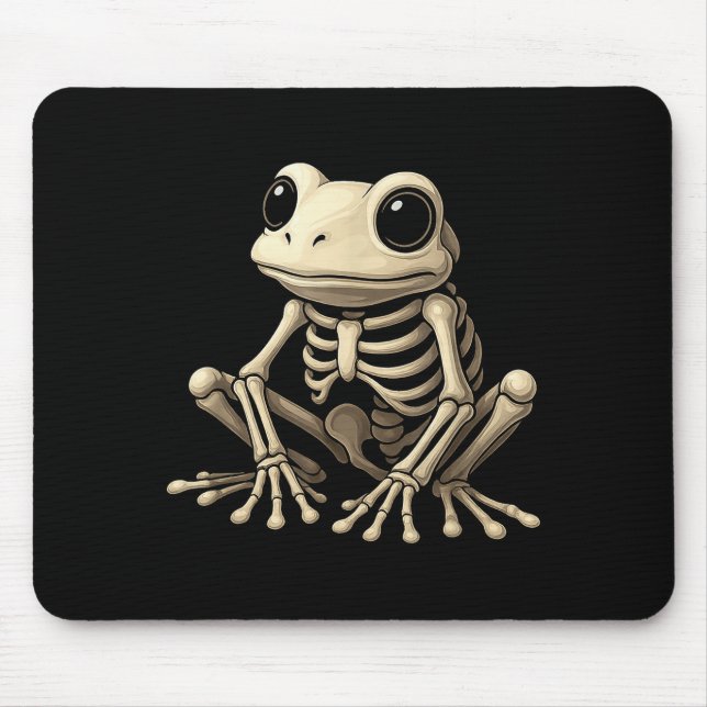 Frog Skeleton Halloween Funny Frog Lover Men Women Musmatta (Framsidan)