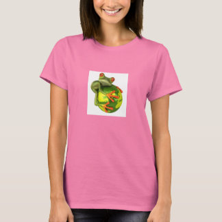 Frog skyddar världen! t shirt