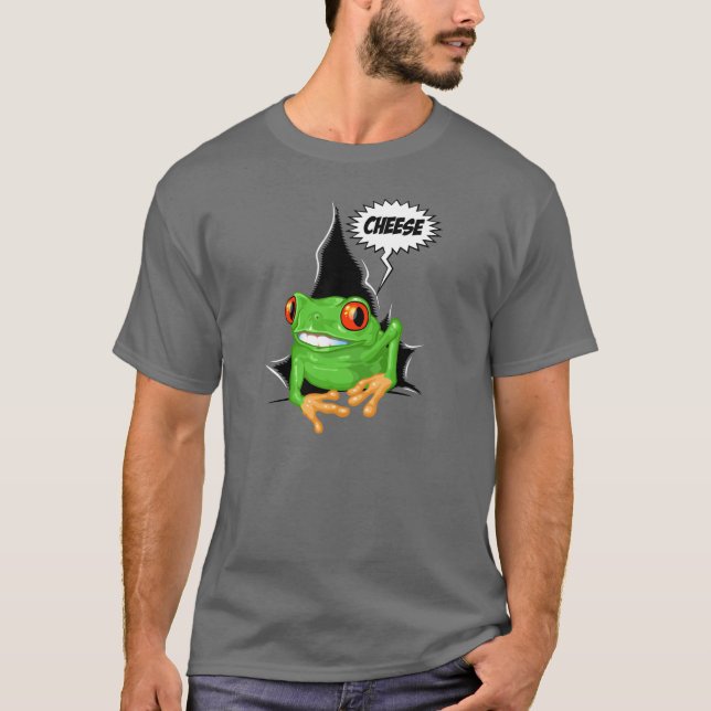 Frog smile t shirt (Framsida)