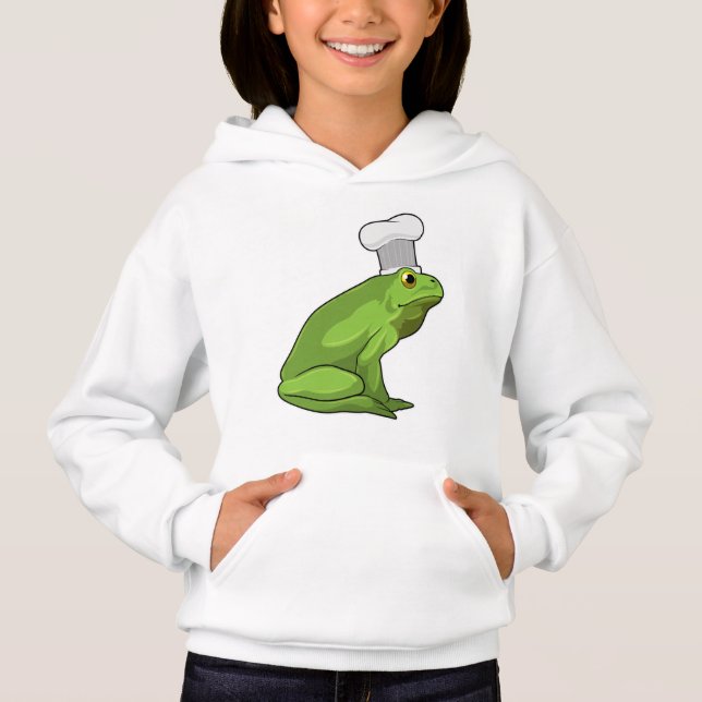 Frog som Cook med Chef hat T Shirt (Framsida)