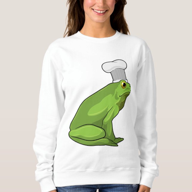 Frog som Cook med Chef hat T Shirt (Framsida)