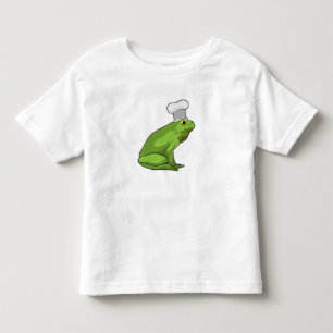 Frog som Cook med Chef hat T Shirt