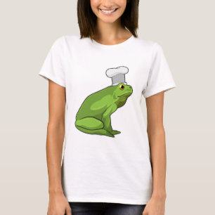 Frog som Cook med Chef hat T Shirt