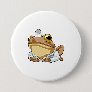 Frog som Doktor med Doktor jacka Knapp