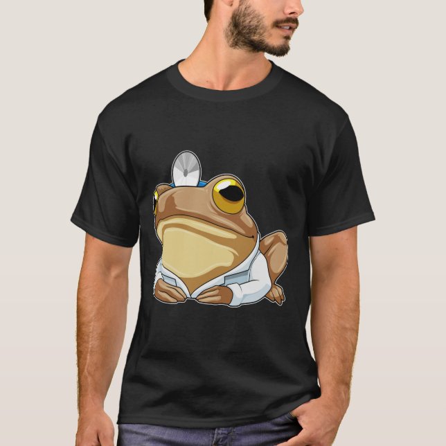 Frog som Doktor med Doktor jacka T Shirt (Framsida)