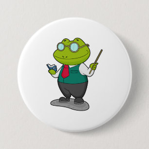 Frog som lärare med Bok Knapp
