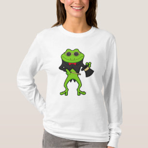 Frog som magiker med magiskt trollspö och Hat T Shirt