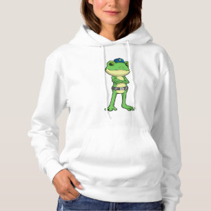 Frog som polis med polishatt t shirt